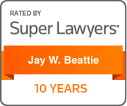 2022 - Jay Beattie - Super Lawyers  - 10 Years